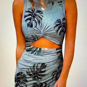 Sexy super soft cut out dress